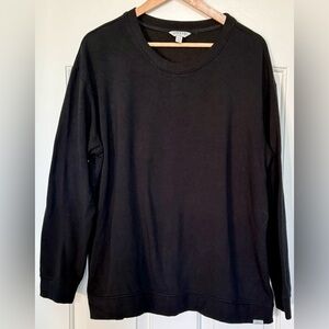 Orvis Men’s XL Black Modal Blend Crewneck Pullover Sweatshirt EUC